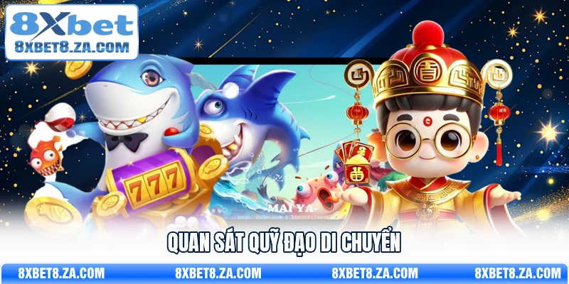 Quan sát quỹ đạo di chuyển